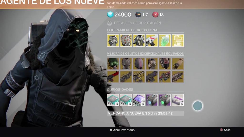 destinylatam's tweet photo. Guaridianes llegó #Xur 
Checa lo que trajo esta semana...
Así que prepara tus monedas extrañas. http://t.co/D6QzpFPPJa