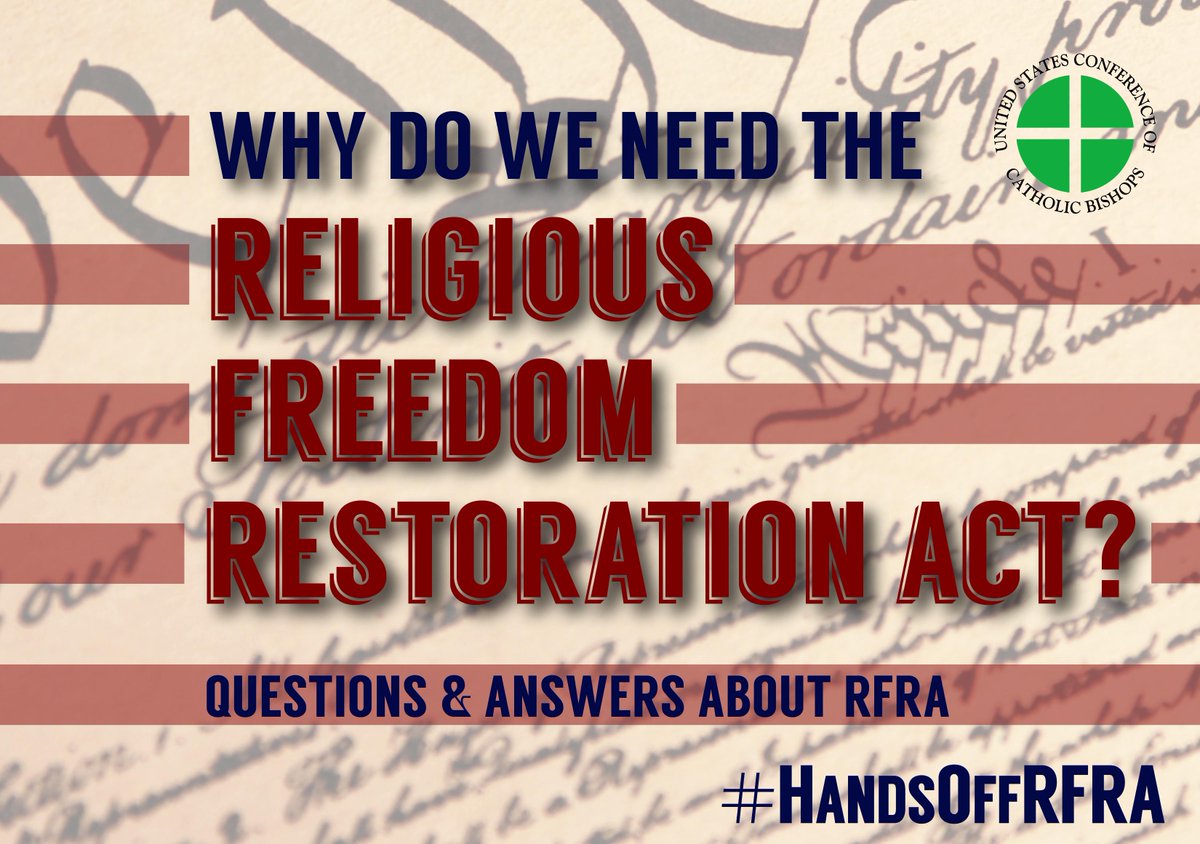 Have questions about #RFRA?  Here are the facts: ow.ly/LphaK