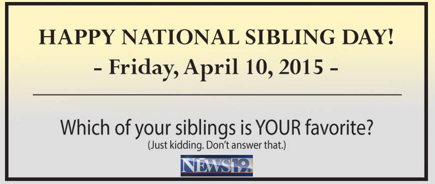 It's #NationalSiblingDay! Share your family photos with us here &amp; #YourTake online! on.wltx.com/1wyINNN