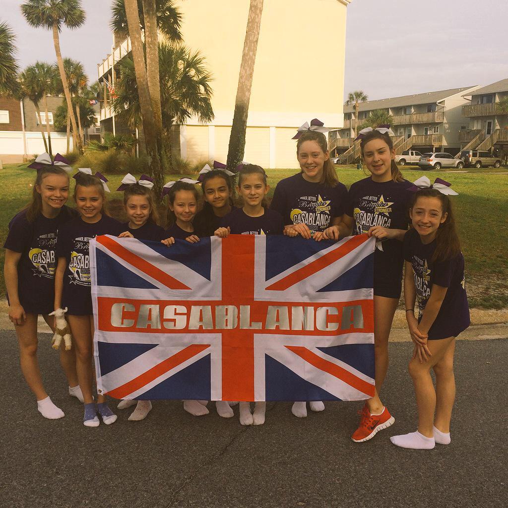 BCDcheer's tweet photo. Good luck to @CasablancaCheer at the #USFinals2015 love the picture ! #cheeerleading #britishcheerdad http://t.co/ft0AblgVBP