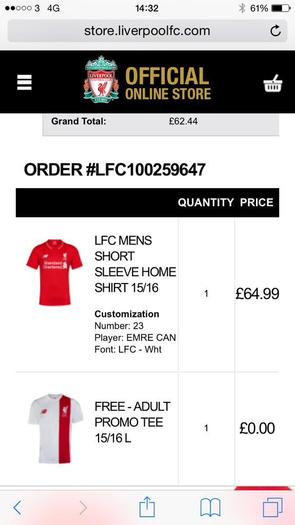 lfclilspider's tweet photo. Just pre ordered the new kit @LFC  #newbalance #HoldNothingBack http://t.co/G8Ik28G5Rv