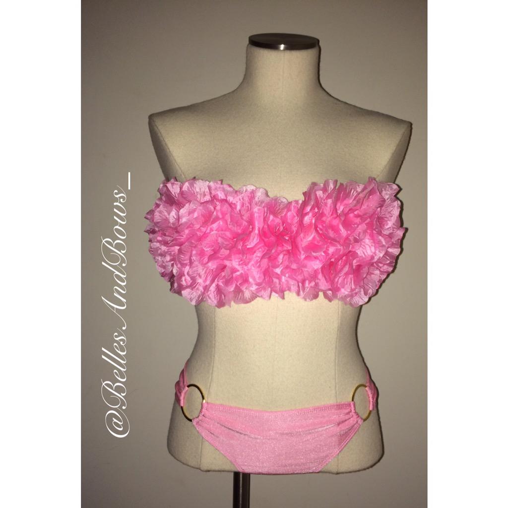 Flower petal bikinis, hand customised to order! BellesAndBows.tictail.com 🌸 #ibiza