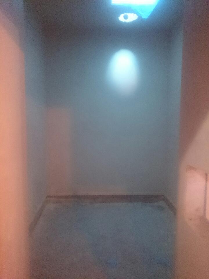 1st cell complete at barrow in Furness police station with fibrocem a very impact resistant render/plaster