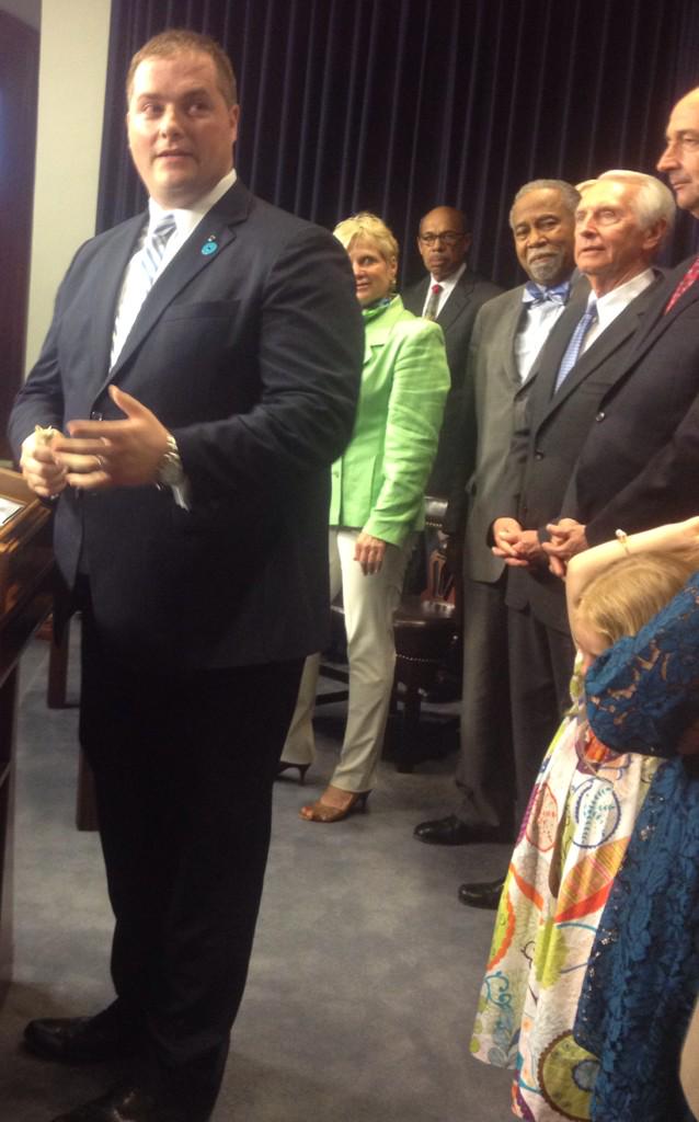 FakeDamonThayer's tweet image. More photos from some bill signing (don't care I wasn't sponsor) - Why'd @KyWhitney speak and not me? #KyGa15 #DTGA15