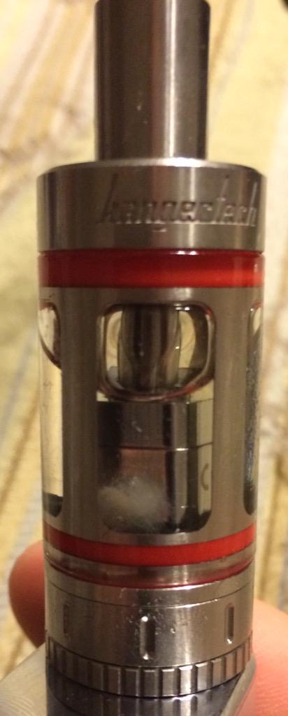 VeraciousVape's tweet photo. Can't see it well but I managed to rebuild a stock Subtank coil head, Vaped nice @ 0.7 Ohms while semi inebriated. http://t.co/1q7rQ6dO15