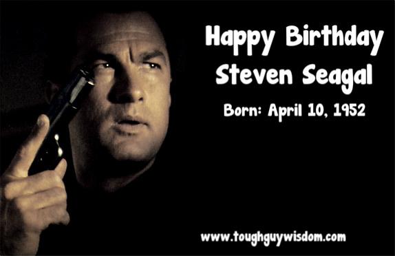 Happy 63rd Birthday to Steven Seagal! 