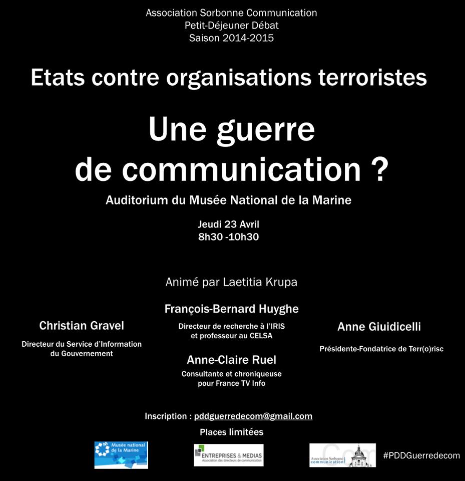FlorianBachelet's tweet photo. @sorbonnecom vous invite au 1er Petit Déjeuner Débat de la saison 2014-2015 #PDDGuerredecom https://t.co/VAucIZzren http://t.co/RXPFo62W9W
