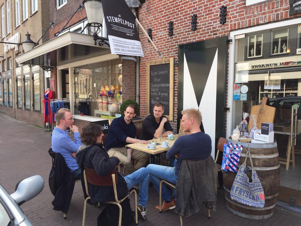 #vrimibo met <a href="/StadslandbouwSn/">Stadslandbouw Sneek</a> <a href="/stempelpost/">Stempelpost</a> plannen smeden, samenwerken #streekproducten