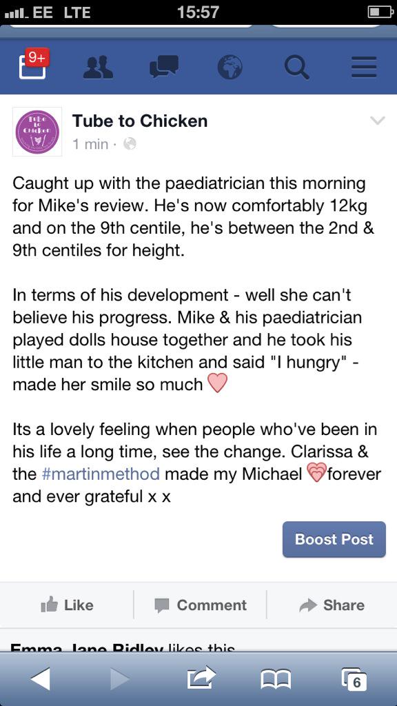 Tubetochicken's tweet photo. Amazing progress #martinmethod @ManchesterCCGs THANK YOU #NHS http://t.co/7wrBbCQ6UE