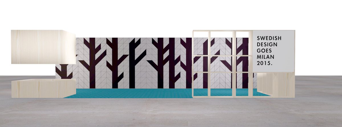 Join our press mingle <a href="/iSaloniofficial/">Salone del Mobile</a> April 14th at 12pm - look out for the large wall trees! #swedenpresspause