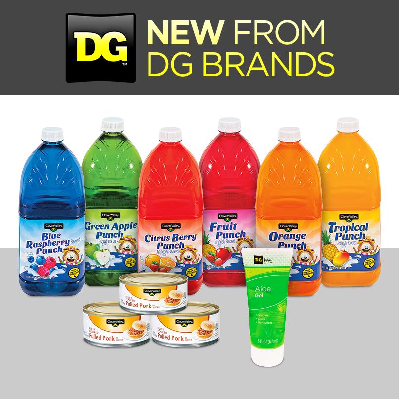 New this month at DG Clover Valley Juice & Pulled Pork and DG Body