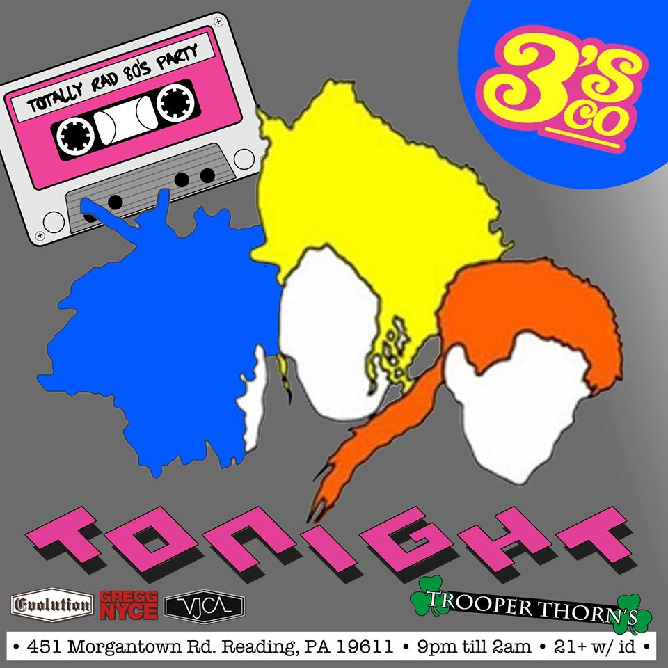 Get3sCo's tweet photo. #3sCo #80s In April @GreggNyce @djevolution @__VJCA__ @timmyyybecker #TrooperThorns https://t.co/jlNcnSAhhK http://t.co/mBMz1d7drs