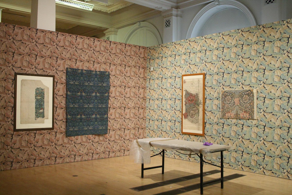 BM_AG's tweet photo. Not long now! #LoveisEnough: William Morris and Andy Warhol exhibition @BM_AG April 25-Sept 6. http://t.co/GspWYLa19U http://t.co/Cokwhsvzue