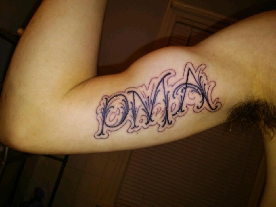 Alesana_Army's tweet photo. πΆPHOTO OF THE DAYπͺ Check out Jordan MacAdam's sweet PMA tat! #PMAalways http://t.co/gXNwqNPd1R