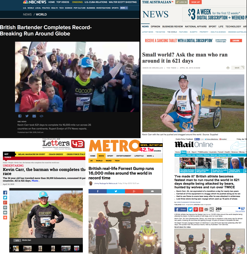 inov_8's tweet image. More worldwide press for Kevin Carr @hardwayround! Wondering what the fuss is about? Read this team.inov-8.com/fastest-person…