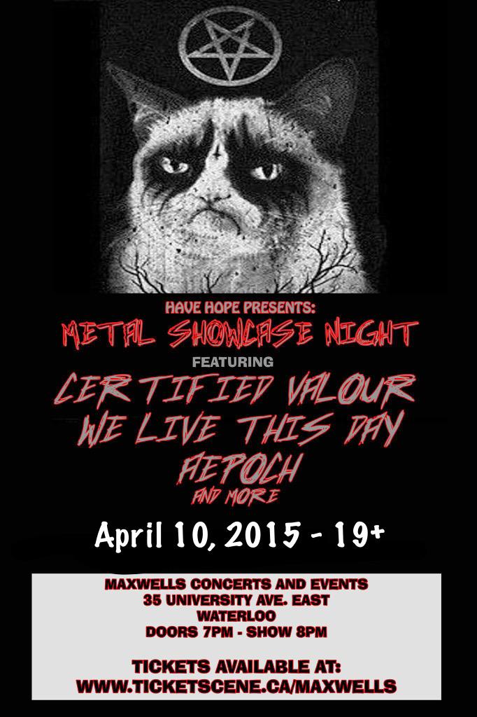 thisishavehope's tweet photo. TN! @CertifiedValor @WeLiveThisDay @AepochMetal #benevolence @maxwellsmusic @Breakdown_Mag 

https://t.co/zPijaLrwgJ http://t.co/IpAQdWjzrx