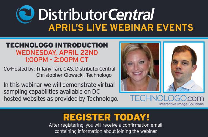 TechnologoVS's tweet photo. @DistCentral @TechnologoVS webinar on optimizing your DC site with #VirtualSamples.
Register: http://t.co/K0o6KZq9vj http://t.co/Qqqv6xNsw5