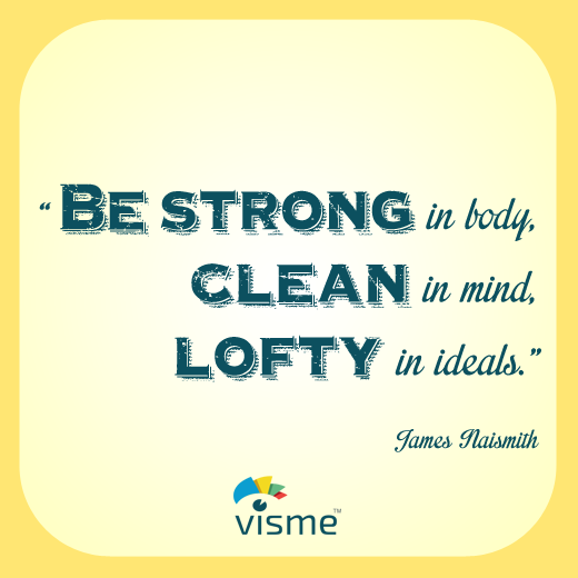 VismeApp's tweet photo. Be strong... http://t.co/L9TJWzve0N
