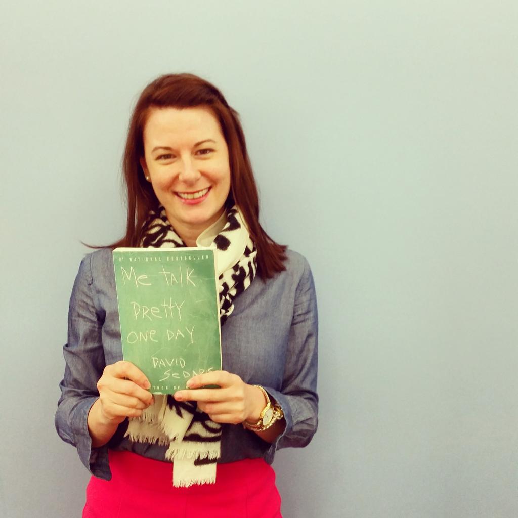 UofTSCCO's tweet photo. Heather Buchansy, Student Engagement Librarian, shares her favourite book #UTLReads #UTORLibs @uoftlibraries http://t.co/Y35YLIxISq