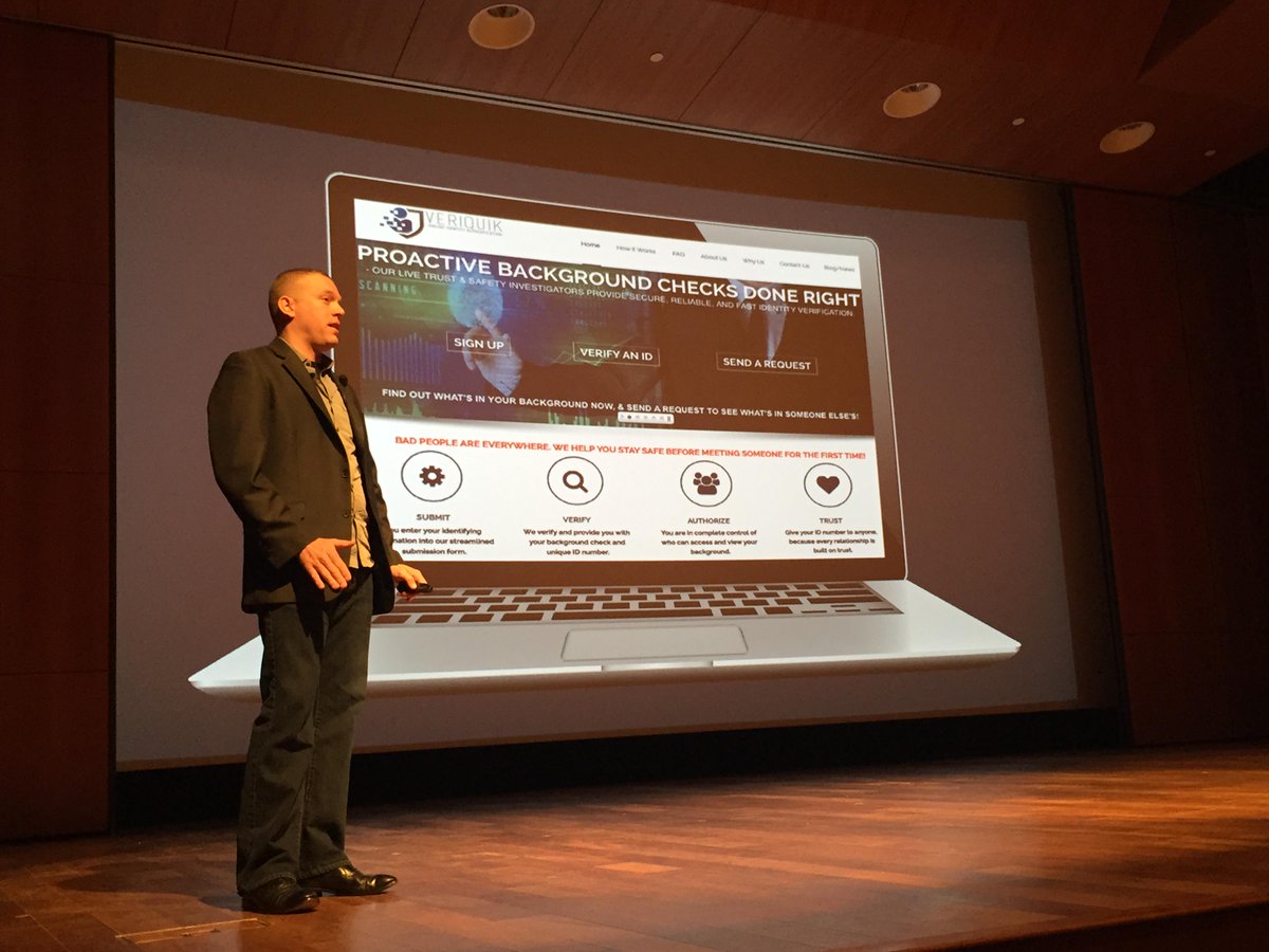 SparkLabKC's tweet photo. .@VeriQuik sending chills up our spines with the story of hiring a #handyman #online #SLKCDemoDay http://t.co/KeUgH9G0wl