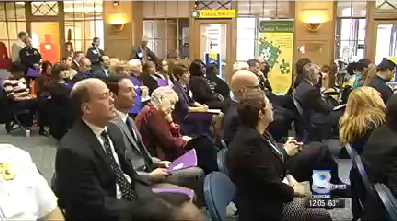 News_8's tweet photo. 50 domestic violence agencies come together for legislative breakfast http://t.co/wCYItO1M6d #ROC http://t.co/KIM7VZaU3c