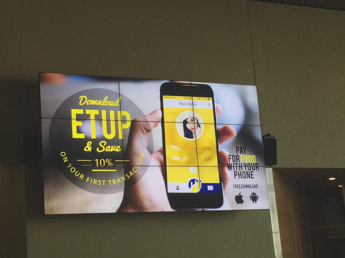 ETUPAPP's tweet photo. Brand new ad around @humbercollege North campus. See if you can spot it! #PayWithYourSelfie #EtupApp #TGIF http://t.co/U1HQs1eGyT