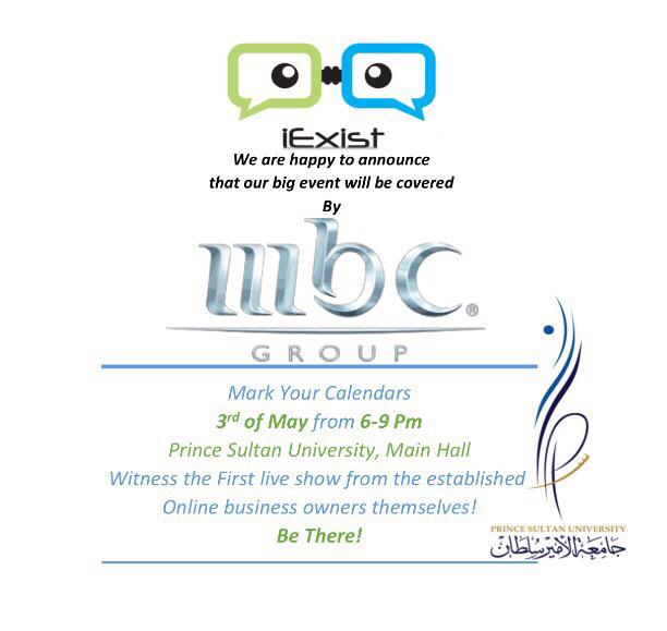 iExistPSU's tweet photo. يتقدم فريق
#IExist 
بالشكر لمجموعه أم بي سي لرعايتها بالتغطية الإعلامية يوم تدشين التطبيق 💚💙

#MBC_IEXist 🎥👏
#3May 🕛💡 http://t.co/aNvvd5iSFv