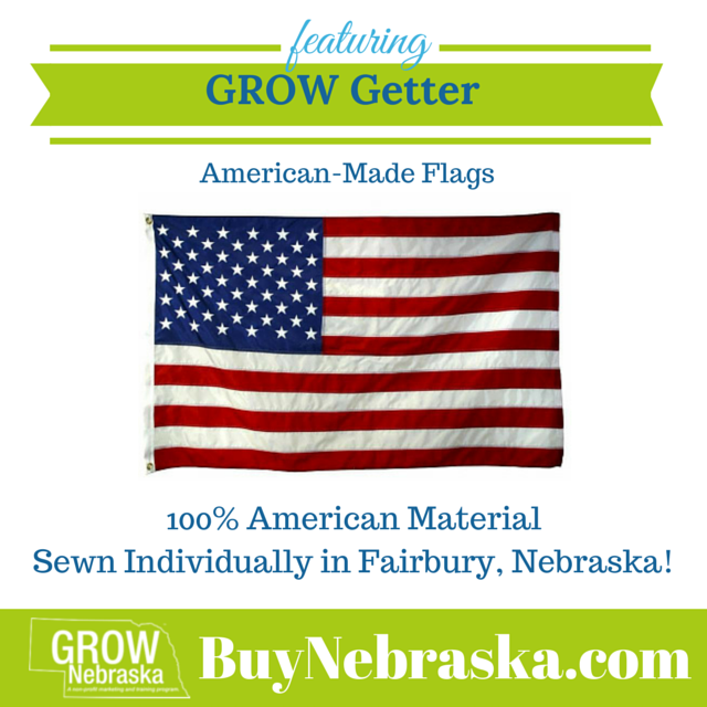 growneb's tweet photo. These flags will be featured Monday on Lance's Journal! @1011_News 
 #AmericanMade #BuyNE @MSABrand http://t.co/pYRtZb0wSr