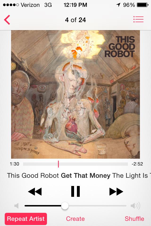 assforthemass's tweet photo. Really loving the new album that TGR just put out. I think this is my 10th time listening to the album right now. http://t.co/A11WRYlRJP