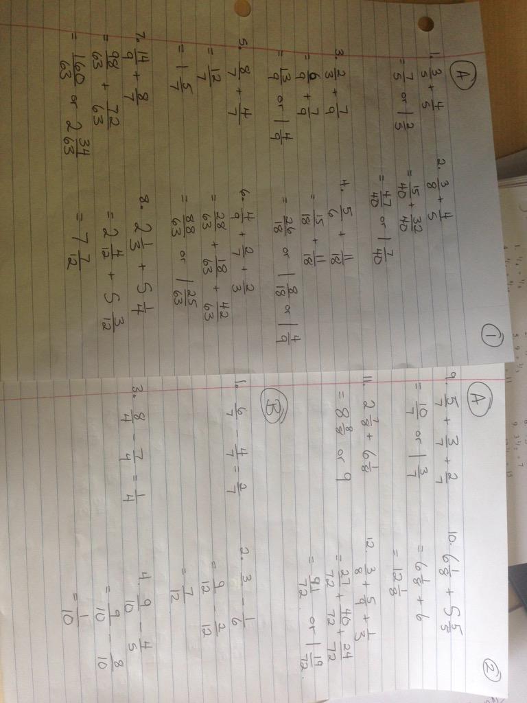 Answers to weekend homework #1 of 4