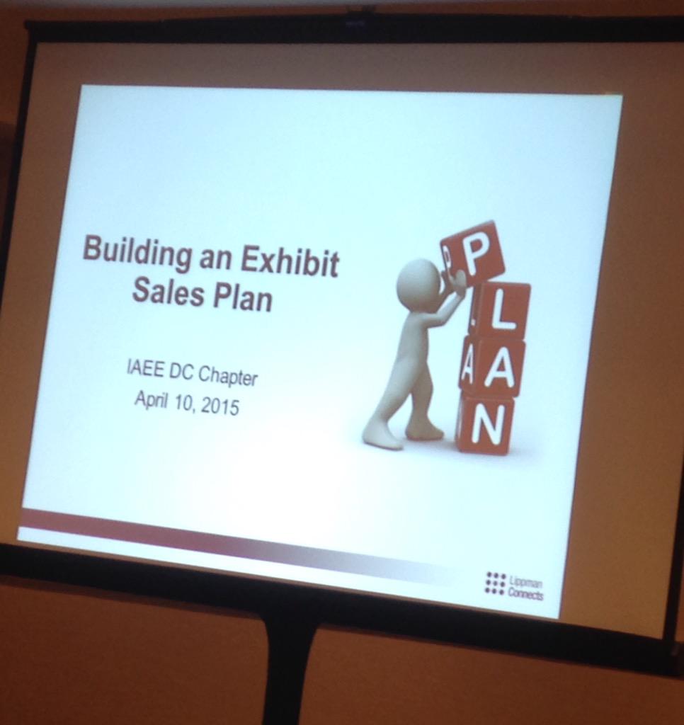 TaffyEvents's tweet photo. At the @IAEEDC luncheon excited to learn some great tips for building exhibit sales plans. http://t.co/ksia6pAq0c