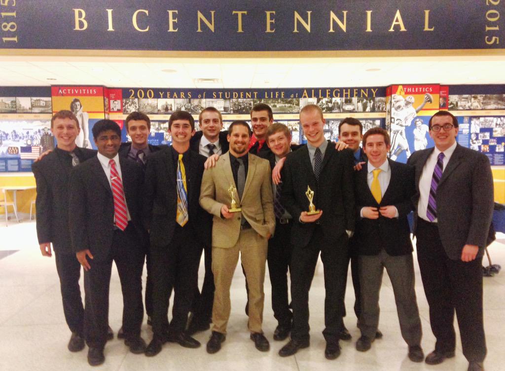 FIJI_PI_Chapter's tweet photo. We are excited that we received the Outstanding Philanthropy Award and Breakout Chapter of  the Year! http://t.co/bY8DUq8Sqi
