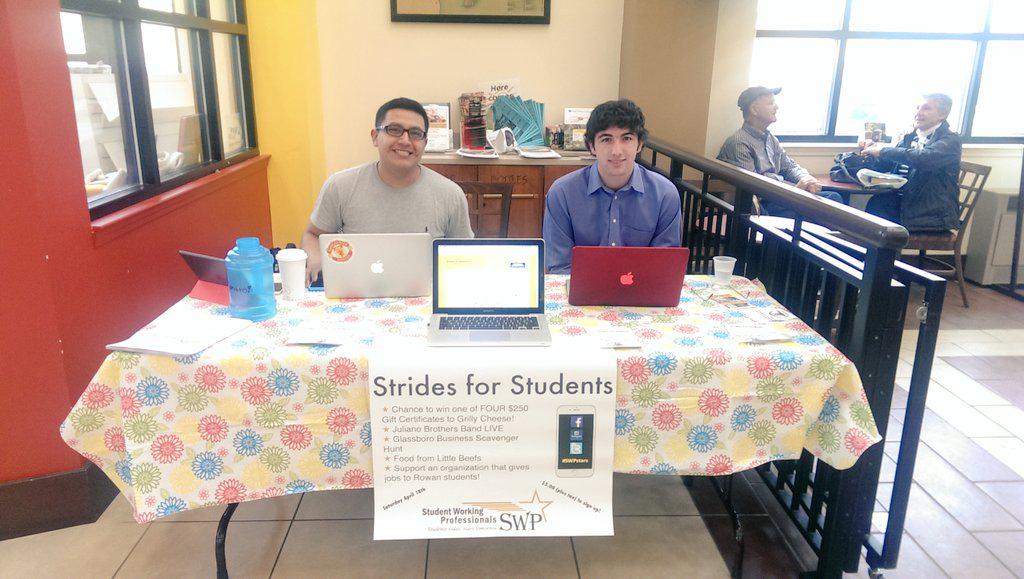GCCCNJ's tweet image. @SWP_stars is selling tickets at the @RowanBookstore today for their #StridesForStudents #fundraising event APRIL 18!