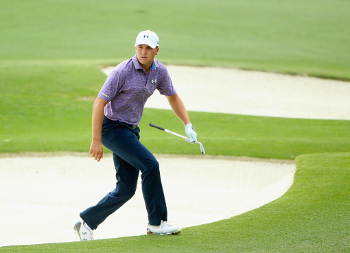 BETDAQ's tweet photo. #TheMasters 36 hole record is -13 (131) with major record at 130. Jordan Spieth is now -12 with 8 holes left. Amazing http://t.co/KjvxX6F6sL