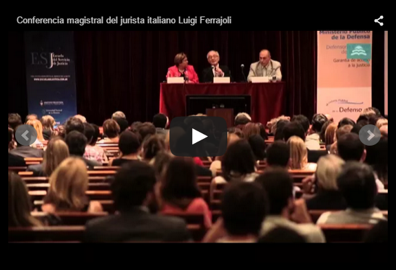 InfojusNoticias's tweet photo. Mirá el video de la conferencia magistral del jurista italiano Luigi Ferrajoli→ http://t.co/d3JpHoRrxz http://t.co/vDdZT7Cac4