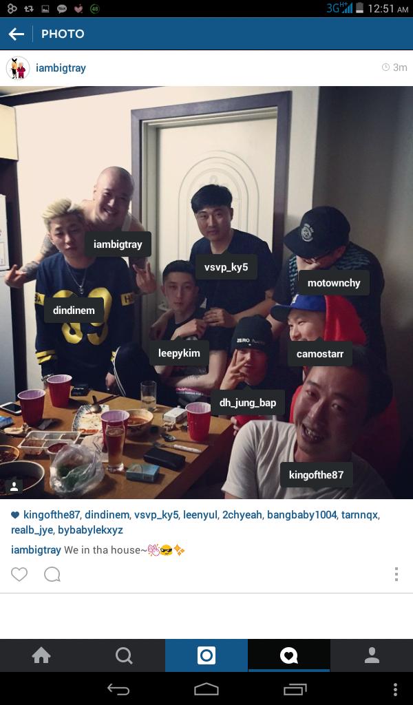 BAP_Vault's tweet photo. [IG] 150411 iambigtray posted a photo with Daehyun in IG!! http://t.co/ZOxkO11Bmu