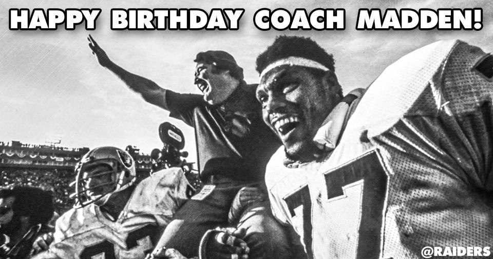 Happy Birthday Coach Madden!

Check out some awesome Coach Madden photos from the archives:  