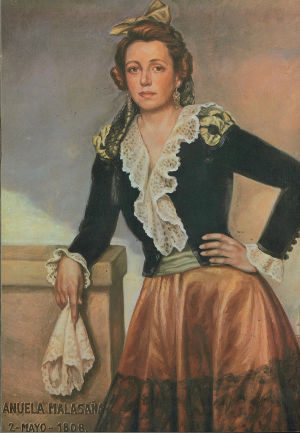 SecretosdeMadri's tweet photo. Aquí tenéis a Manuela Malasaña. Ella da nombre a uno de los barrios más famosos y enérgicos de #Madrid http://t.co/KPTCWH2G9b
