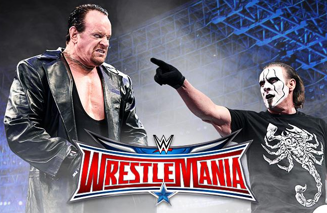 WWE's tweet photo. Will THE dream match finally happen at @WrestleMania 32? We predict next year's #ShowOfShows: http://t.co/wbPbXzpdo1 http://t.co/gEWOCDHZnV