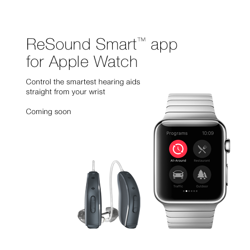 resoundus's tweet photo. How do you control your #ReSoundLiNX²? Get seamless, on-the-go control w/ the #ReSoundSmart app for #AppleWatch http://t.co/lQR7gmf9xo