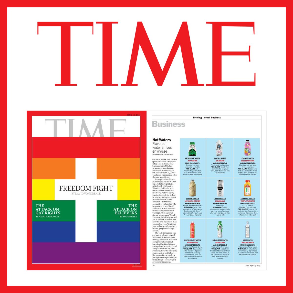 ArtyWater's tweet photo. @TIME:Hot Waters "Flavored water arrives en masse"

#ARTY #artichokewater http://t.co/y78AU7qgQ4