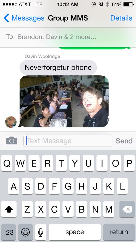 krichter7's tweet photo. When @Davin__YP forgets his phone in physics... @DaGooba #gotchyoass http://t.co/93On6y5wR9