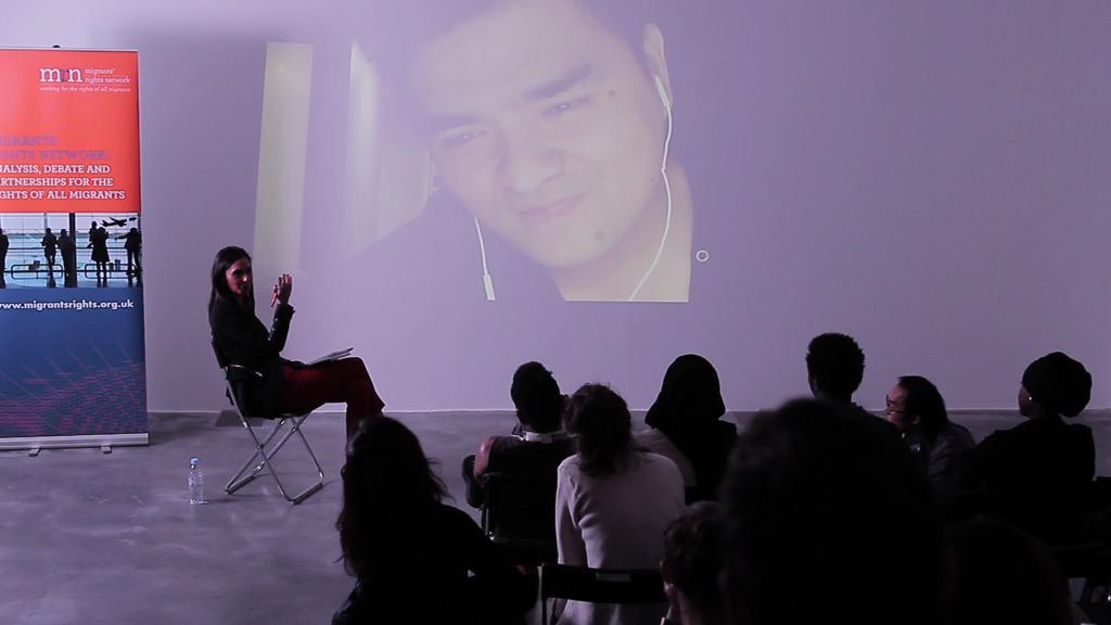 opengeneration's tweet photo. Q&A @BabitaBBC w @joseiswriting on what does it mean to live as #UndocumentedAmerican @migrants_rights #opengen2015 http://t.co/QQBybV7SWb