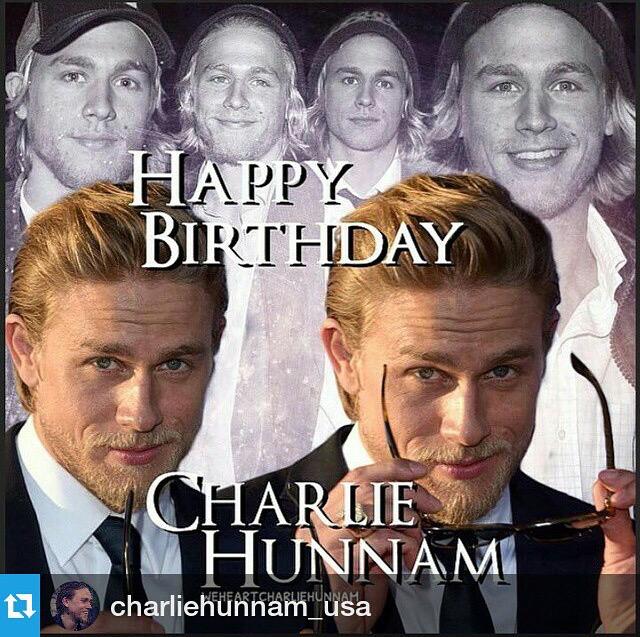 Happy birthday jax teller aka Charlie Hunnam !! , 