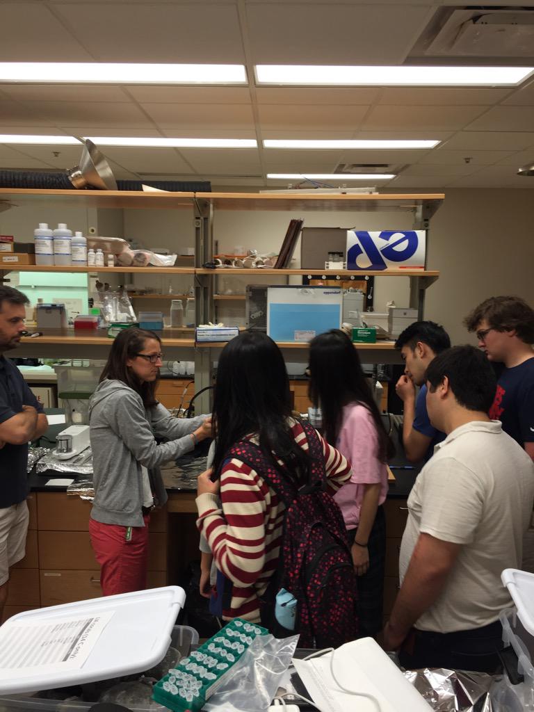 KVernonSci's tweet photo. @BrandonHall_Atl @ScienceBHS students enjoying touring research labs @GeorgiaTech today! @MoxieGATech @schruszcz_bhs http://t.co/wDy3jQYSQ1