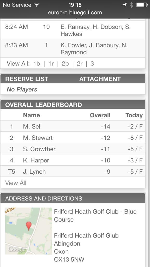 pmcrow16's tweet photo. Europro final standings #qualifier @StAnnesOldLinks @FrilfordHeathGC @PGAEuroProTour @samcrowther93 #firstearnings http://t.co/LEAeYaw3Tu