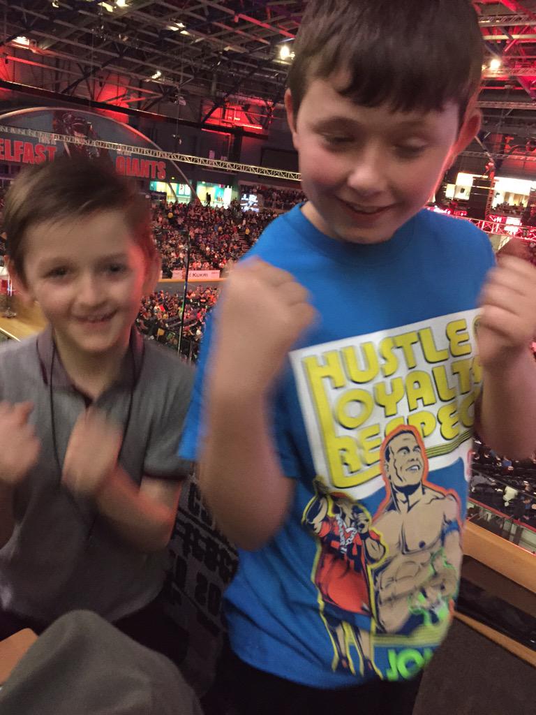 #WWEBelfast boys excited