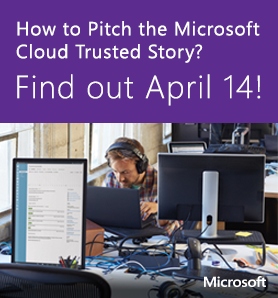 msPartner's tweet photo. How to pitch the Microsoft trusted cloud story - webcast April 14th http://t.co/TntrXeuBeO #msPartner #MPNTraining http://t.co/6FTIZE4bcV