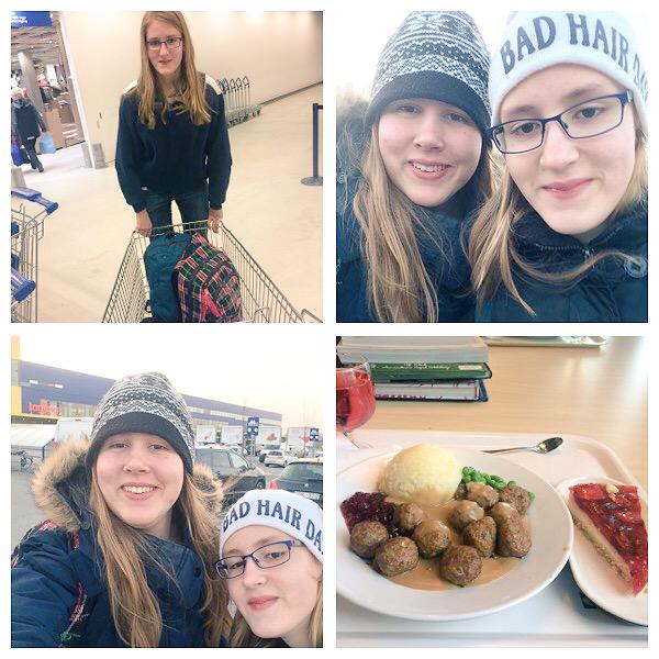 DeputyEmma's tweet photo. #NationalSiblingsDay shopping trip with @soffe981 the movie store and IKEA. #HowSwedish 😊😘 http://t.co/BuooOVIZGO