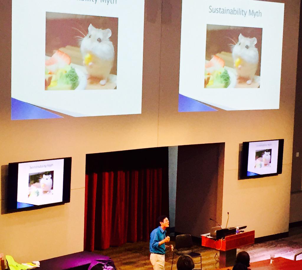 mosaicnpd's tweet photo. @NPhub @mosaicnpd check out Vu Le from Nonprofit with Balls get real on sustainability. #CauseCamp2015 http://t.co/iTOhmaqbN4